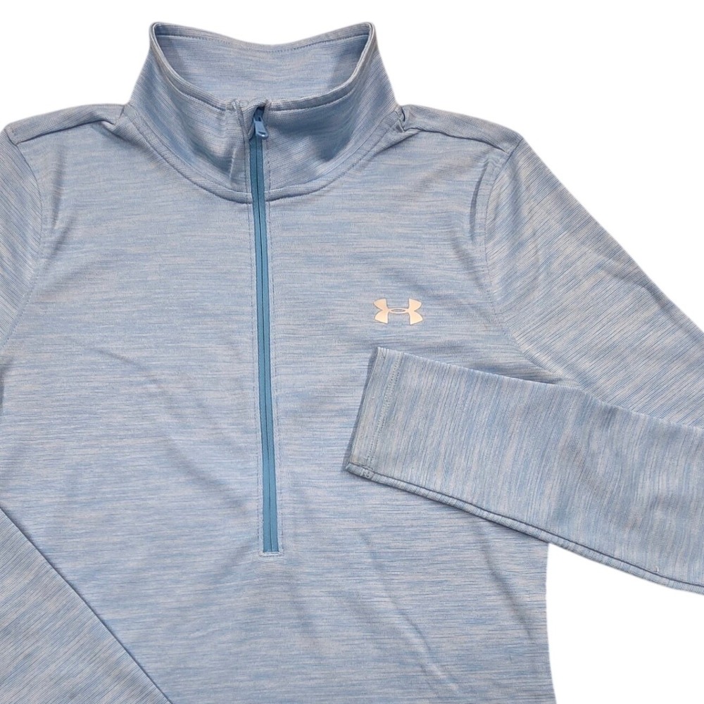 Under Armour‎ Tech Twist Half Zip Pullover Top Blue Womens Small